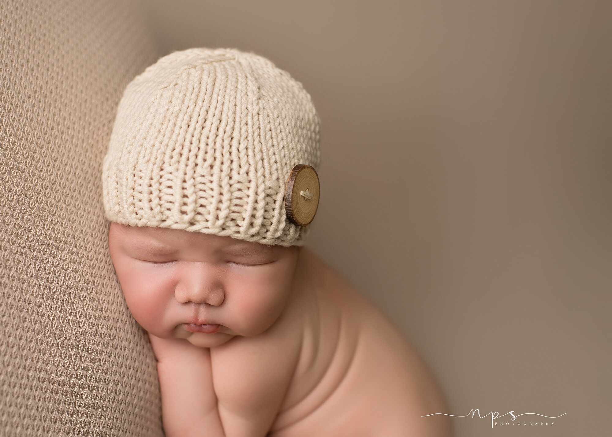 Newborn in a hat