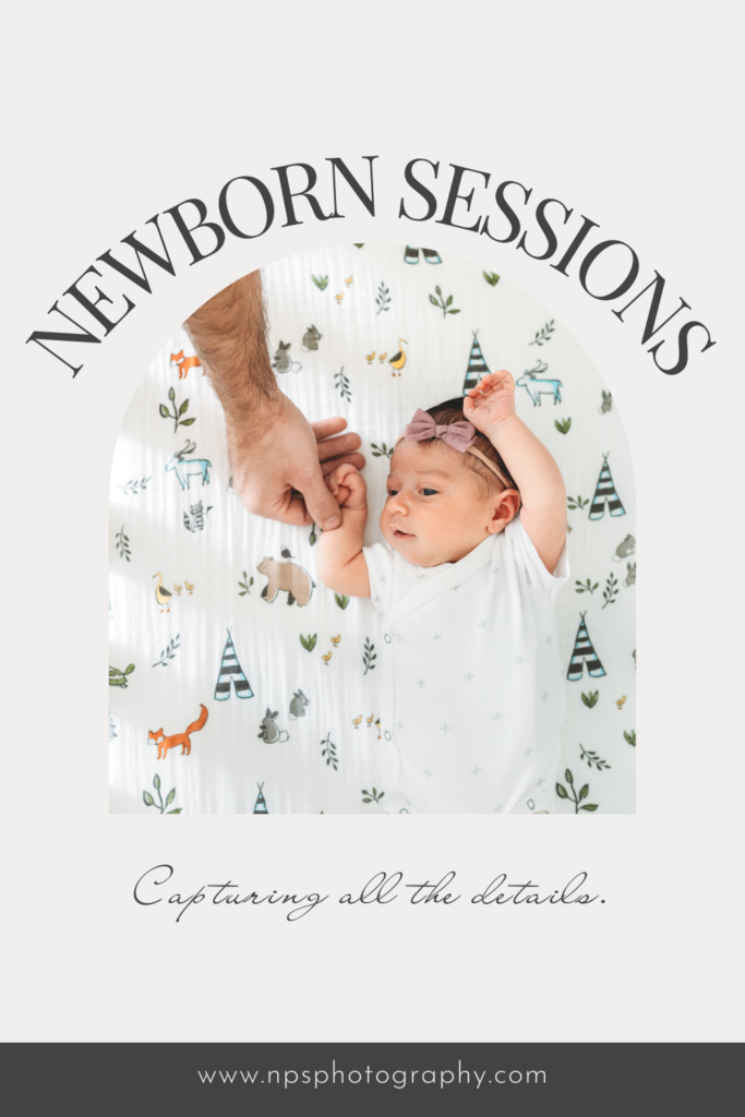 capturing all the details at a newborn session