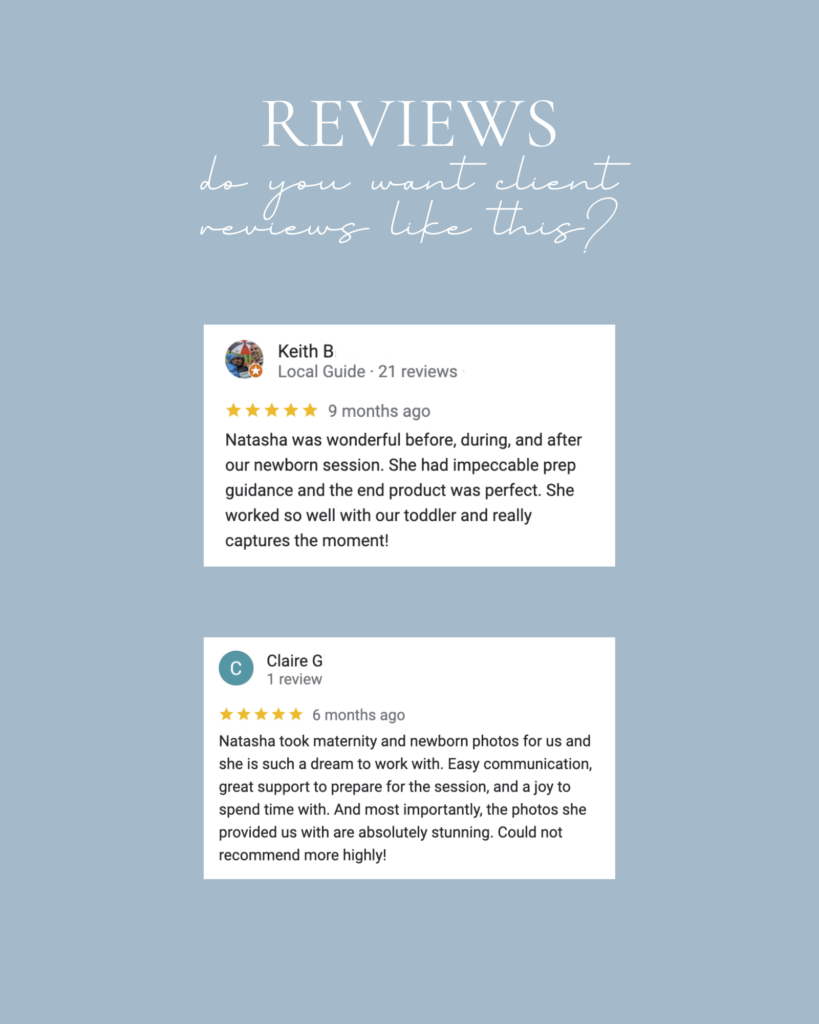 client-experience-for-photographers A glowing reminder that a thoughtful client experience for photographers leads to heartfelt, lasting reviews.