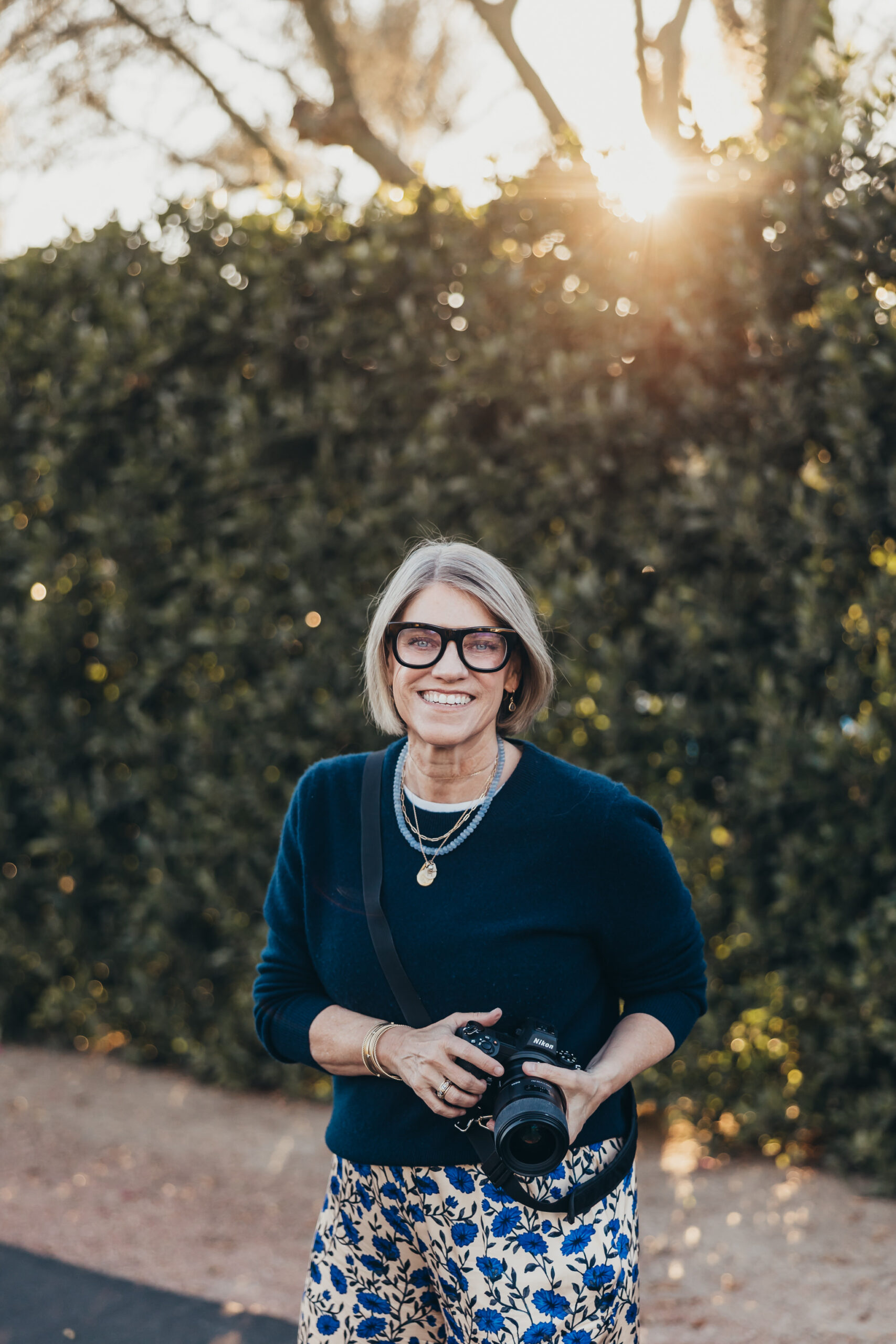 Natasha Sewell, Photography educator and mentor with her Nikon Z6ii